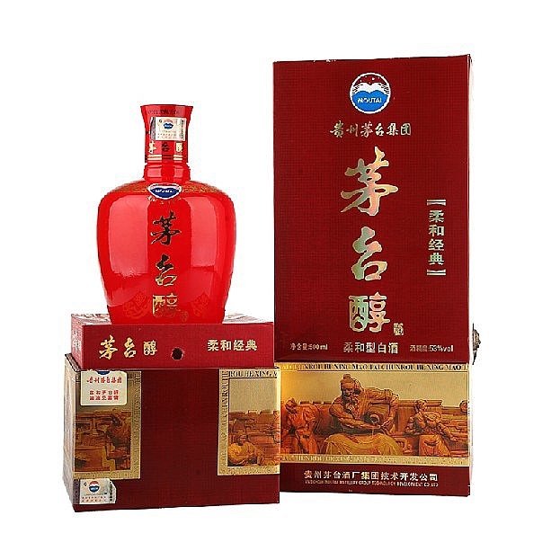 贵州茅台集团茅台醇柔和经典口感柔和酱香型53度白酒500ml单瓶装