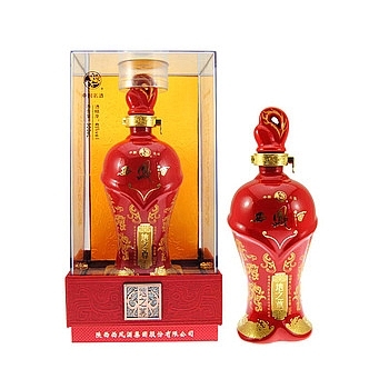 陕西西凤酒地之尊口感绵柔凤香型45度白酒500ml单瓶装