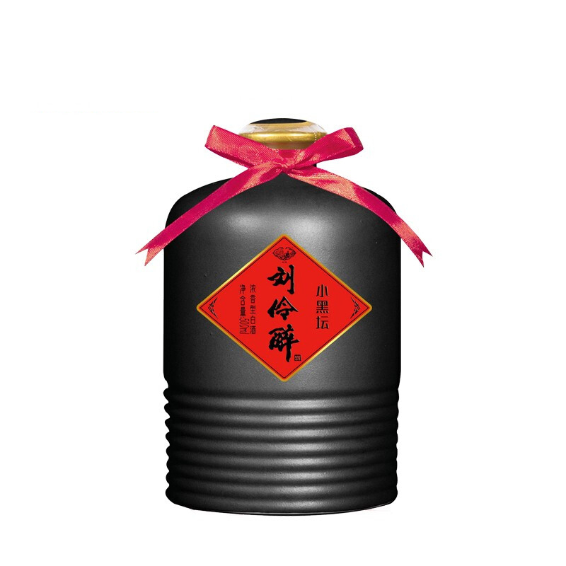 河北刘伶醉小黑坛52度浓香型500ml一坛装