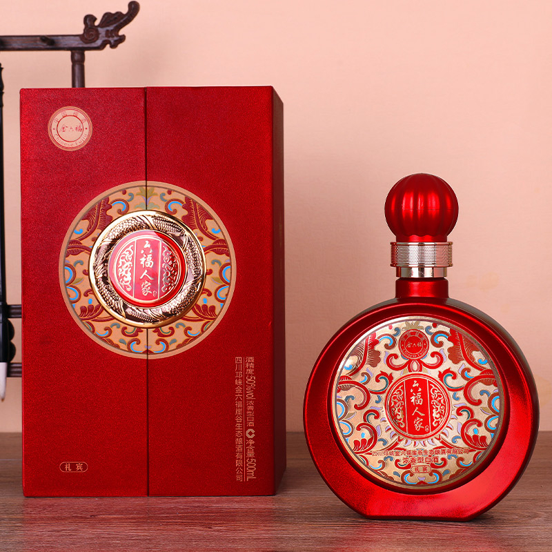 金六福六福人家礼宾50度浓香型500ml