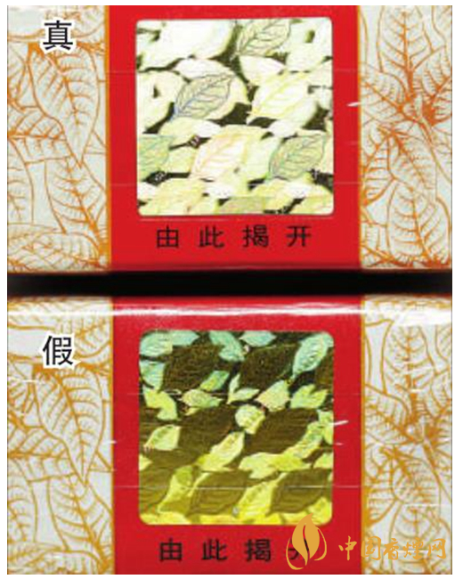 黄金叶天叶真假烟的快速鉴别方法(带图)
