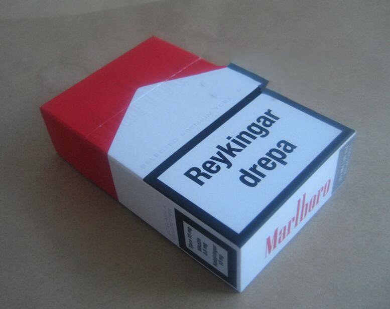 万宝路(硬红)冰岛免税版