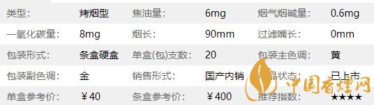 冬虫夏草中支香烟